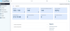 Google Workspace backup Screenshot